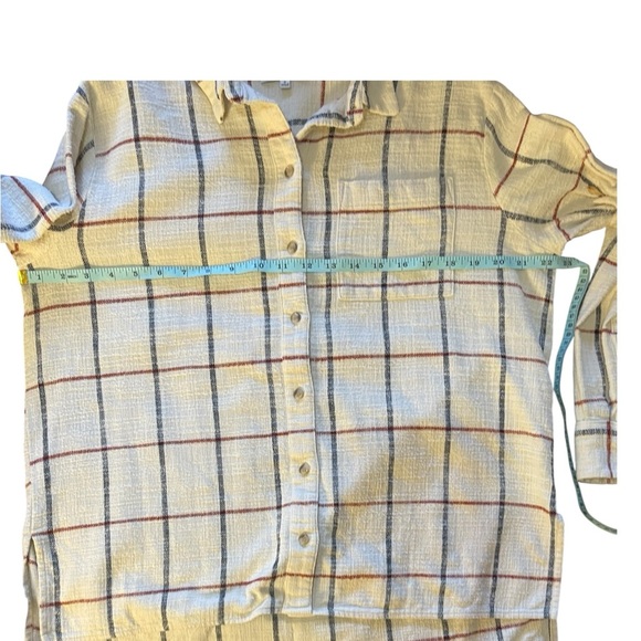 Madewell Flannel Oversized Ex-Boyfriend Shirt in
Windowpane Size Medium - Picture 7 of 10